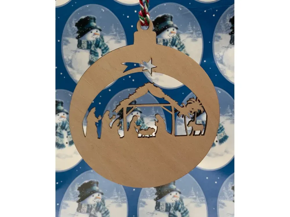 Wooden Christmas Ornaments Series 2 - 1