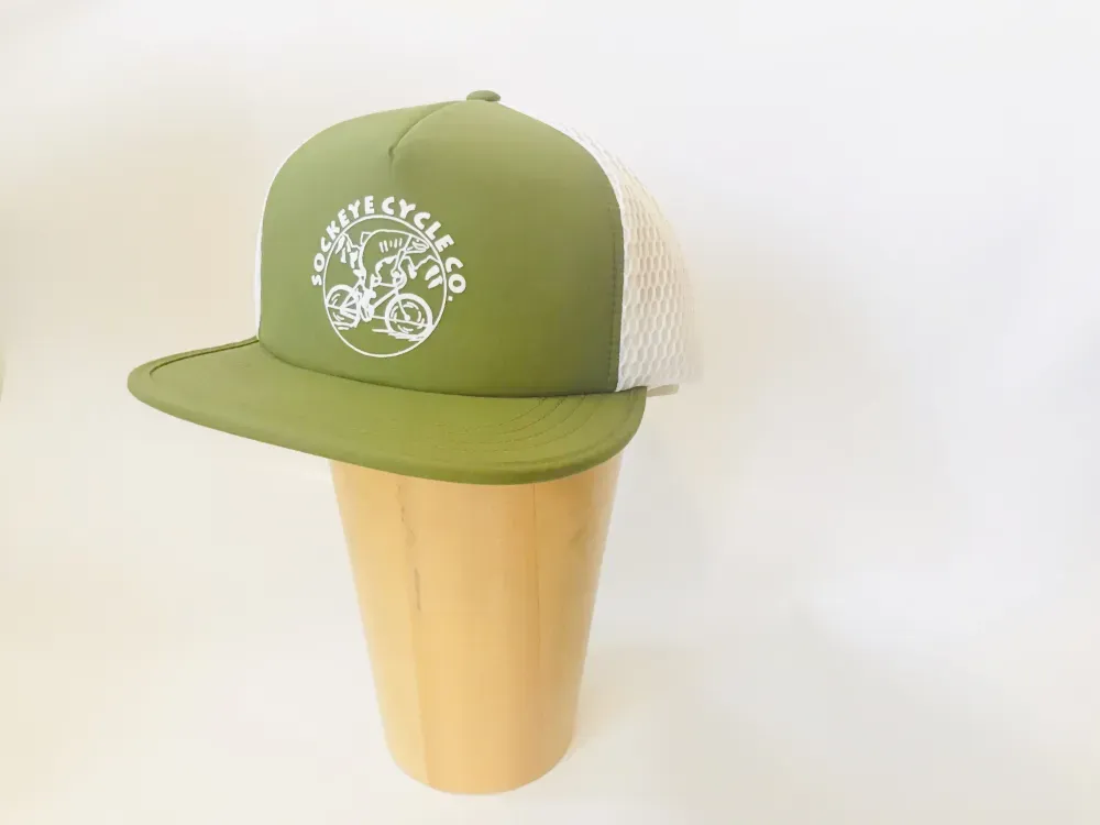 Sockeye Cycle Honeycomb Trucker Logo Hat - 3