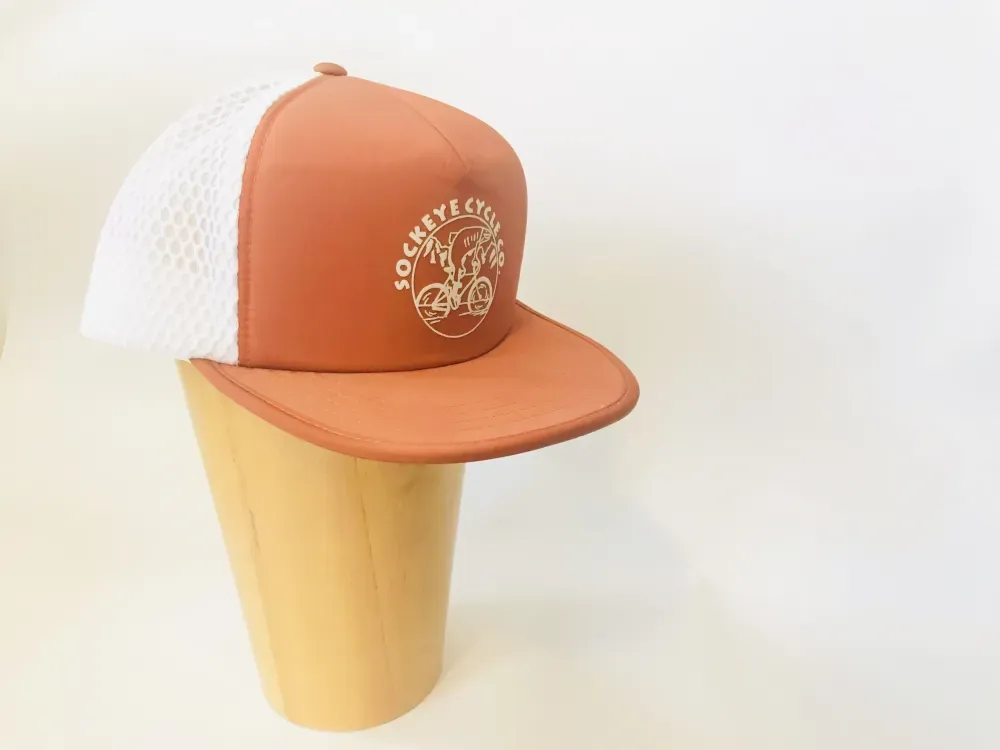 Sockeye Cycle Honeycomb Trucker Logo Hat - 2