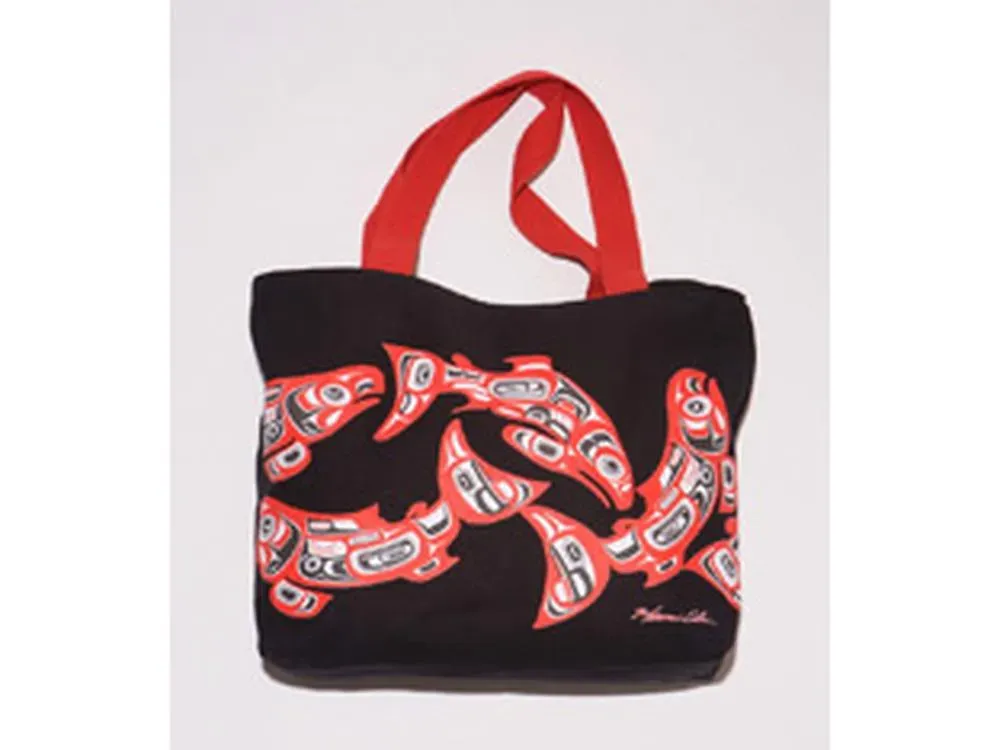 Salmon Run Tote Bag - 4