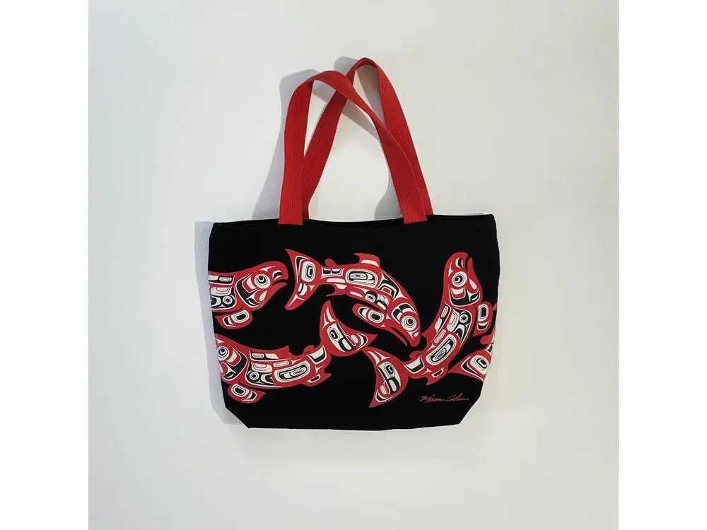 Salmon Run Tote Bag - 3