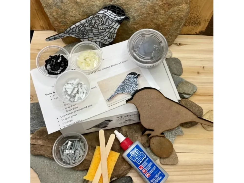 DIY Chickadee Mosaic Kit  - 2