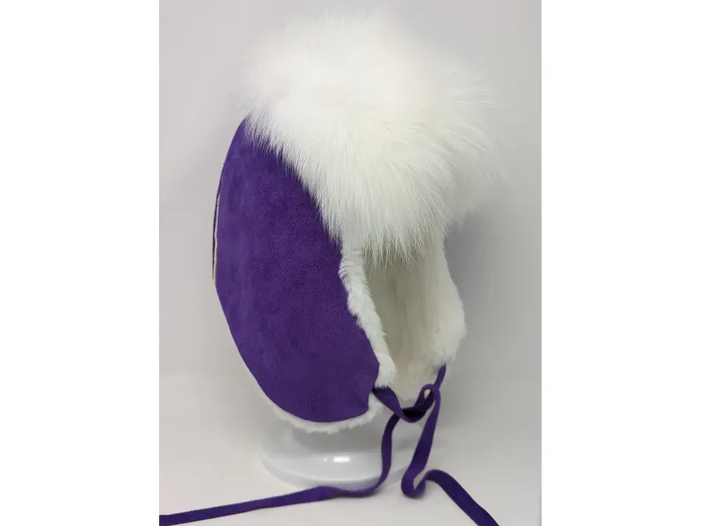 Trapper Hat With Shadow Fox And Rabbit - 5