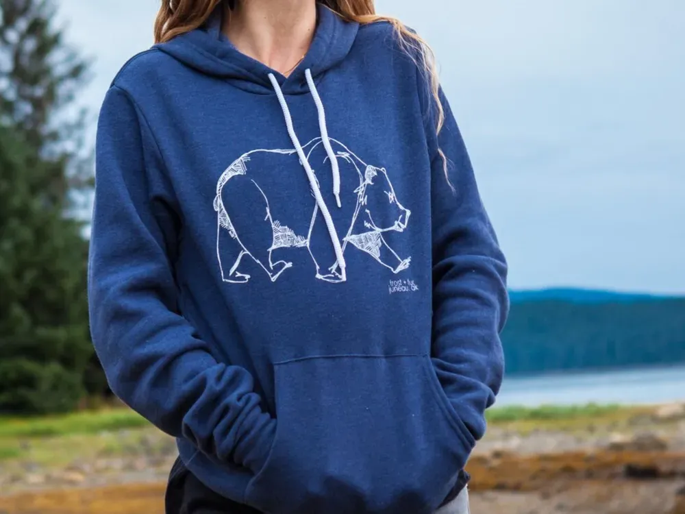 Bear Unisex Pullover Hoodie - 1
