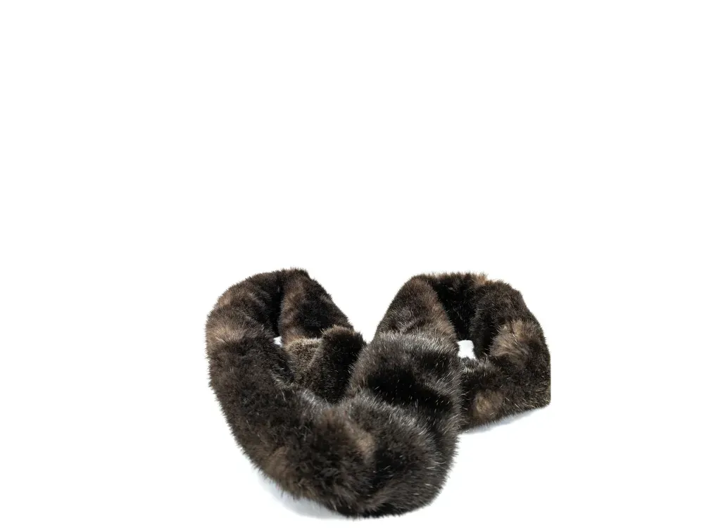 Sea Otter Fur Infinity Scarf - 5