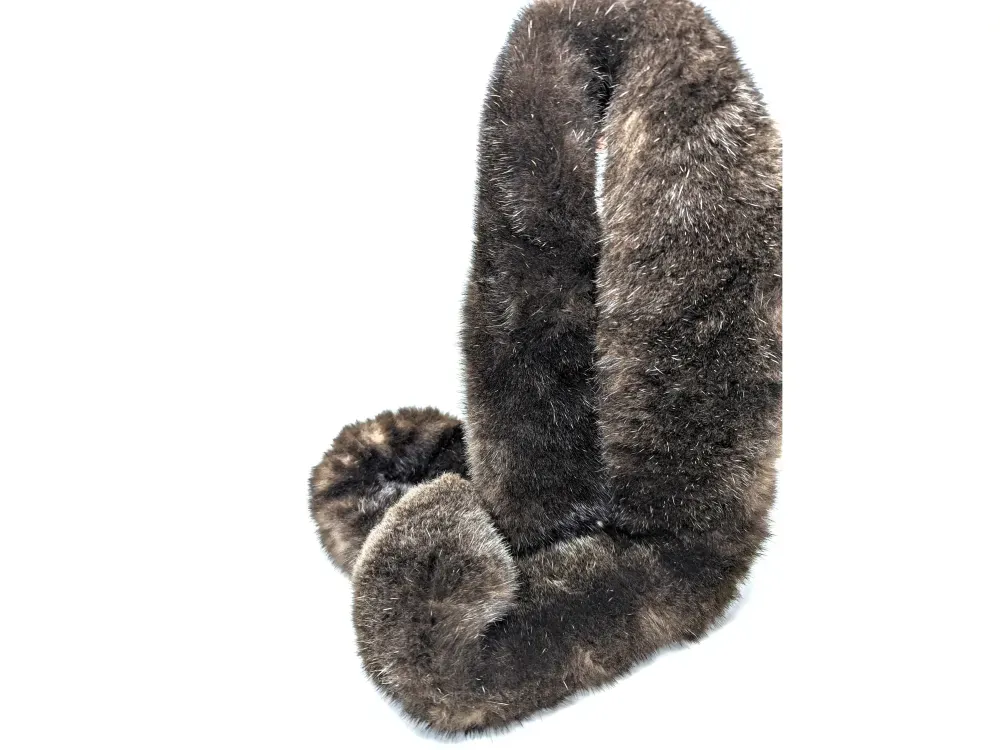 Sea Otter Fur Infinity Scarf - 2