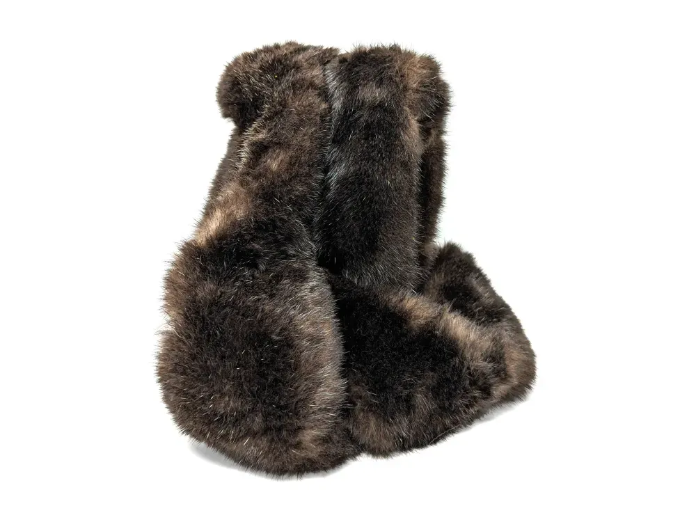 Sea Otter Fur Infinity Scarf - 4