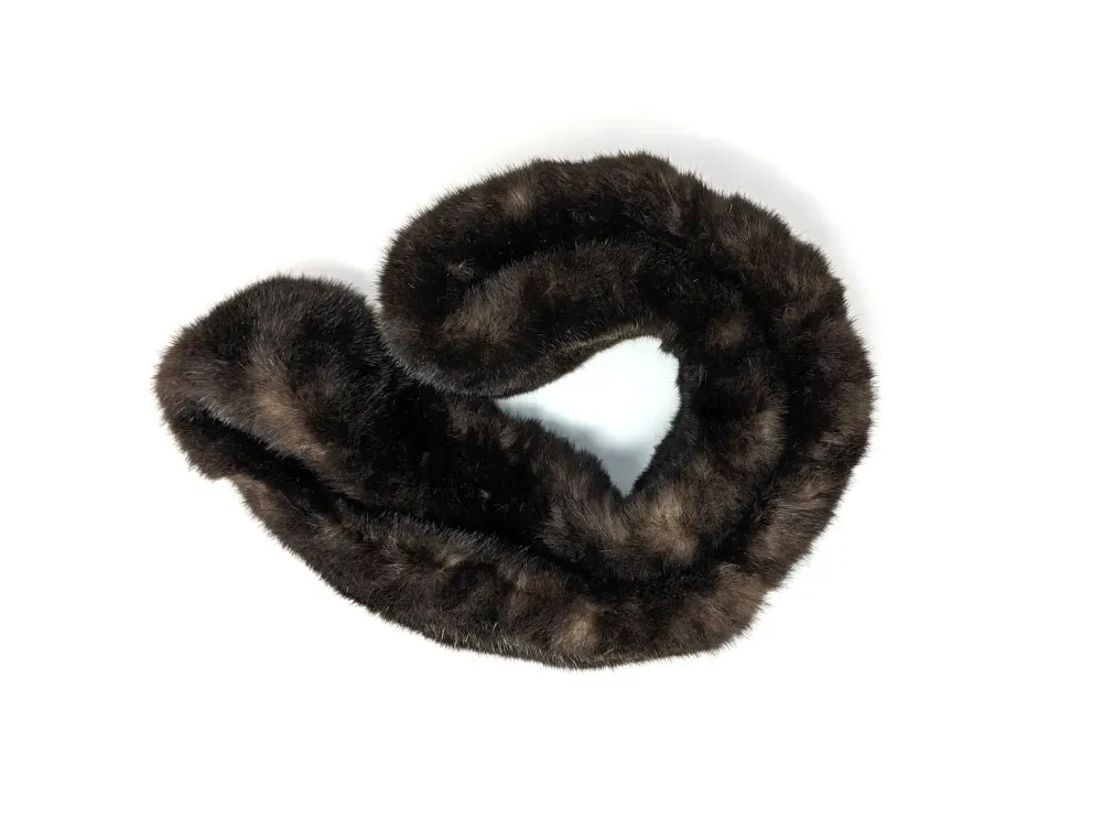 Sea Otter Fur Infinity Scarf - 3