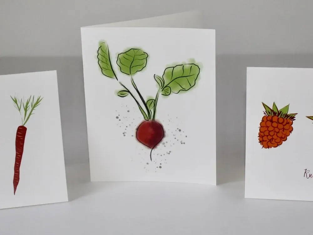 Veggie Mixed 3-Pack Card Set - 2