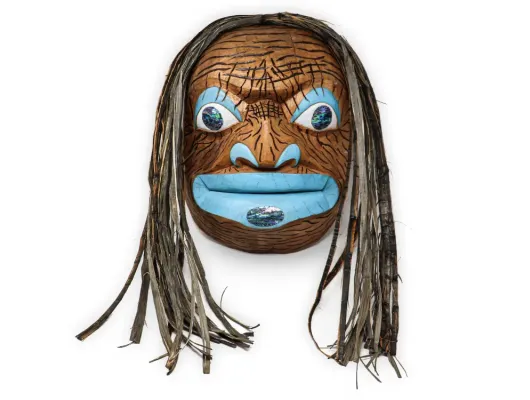 Kassteens Grandmother - Red Cedar Carved Mask