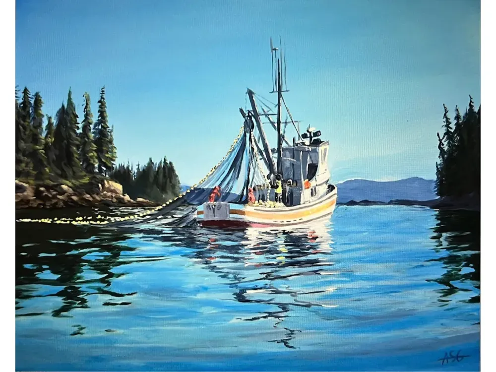 Salmon Fishing at Amalga Harbor, Juneau, Alaska - 1