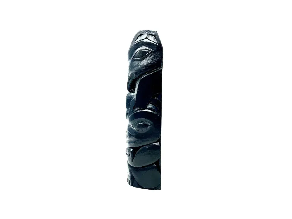 Ealge Bear Tlingit Totem Pole in Bronze - 2