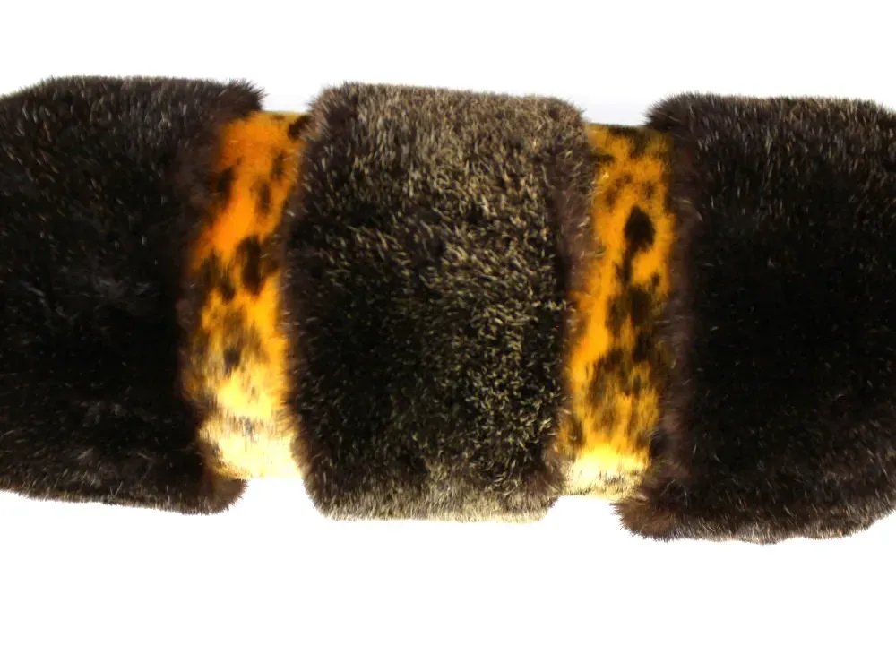Sea Otter Fur and Seal Skin Neckroll Pillow - 2