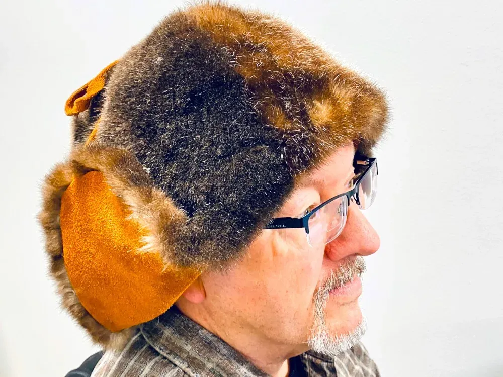 Sea Otter Fur Trapper Hat  - 4