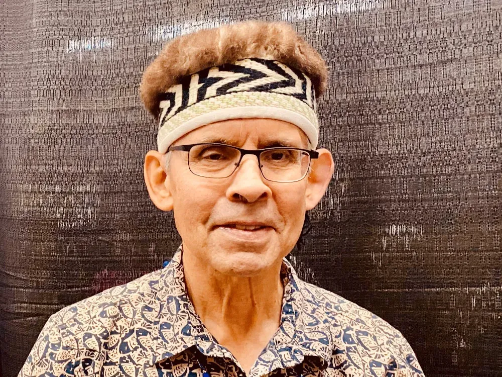 Woven Ceremonial Headdress With Sea Otter Trim - 4