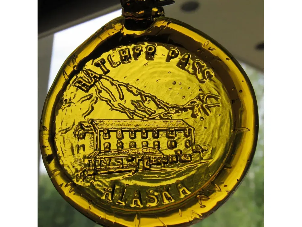 Hatcher pass Glass Ornament - 2