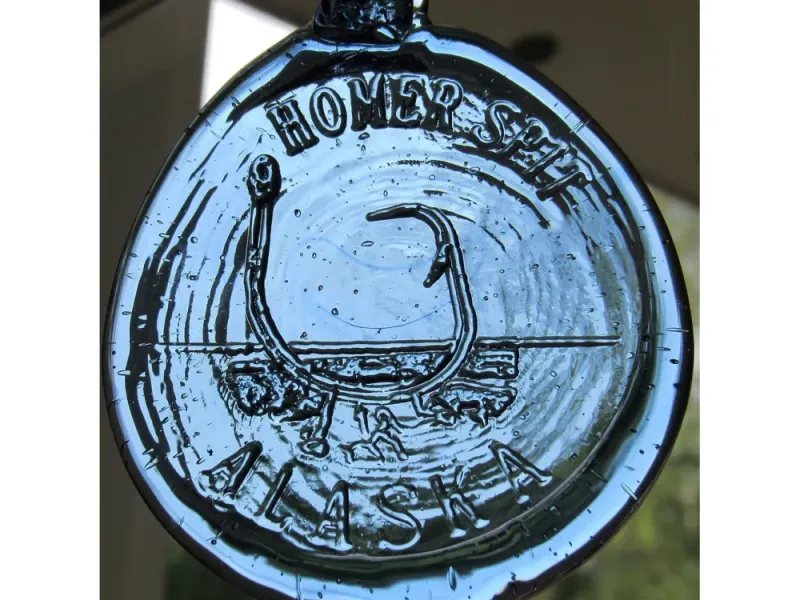 Homer Spit Glass Ornament