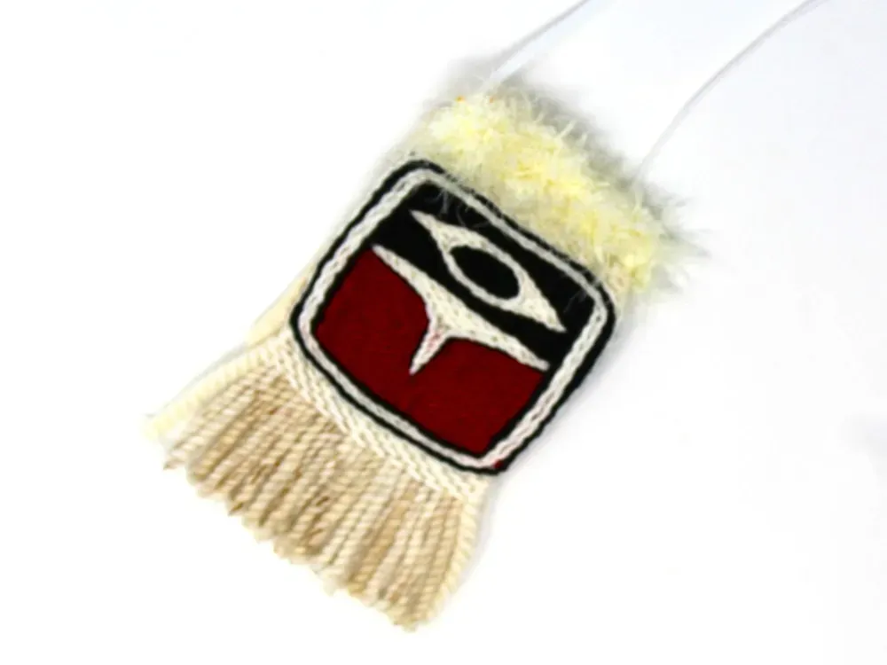 Woven Square Necklace - 1