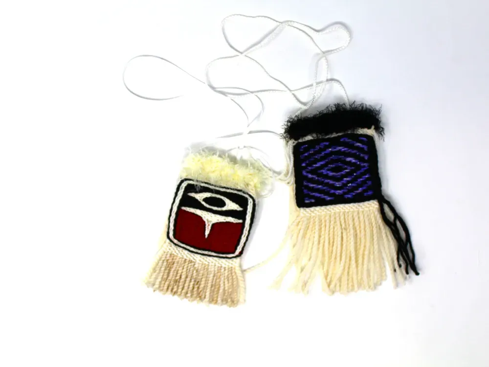 Woven Square Necklace - 4