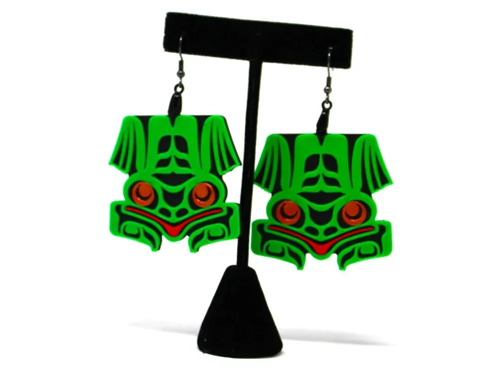 Totemic Frog Earrings - 3