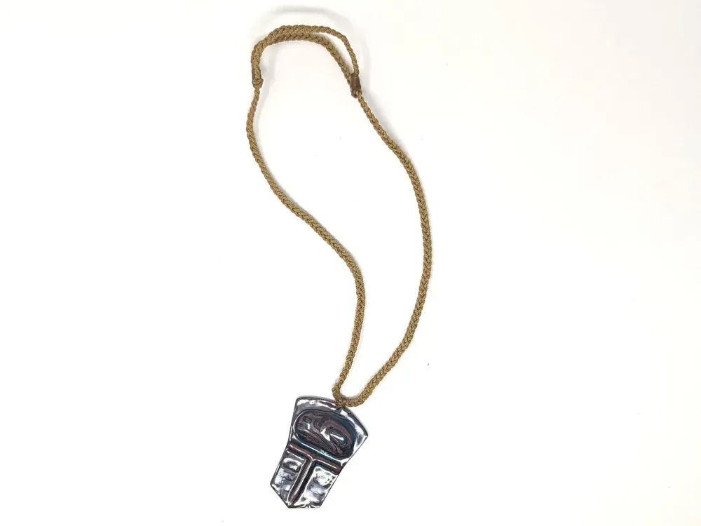 Copper Tin’aa Pendant With Cord - 1