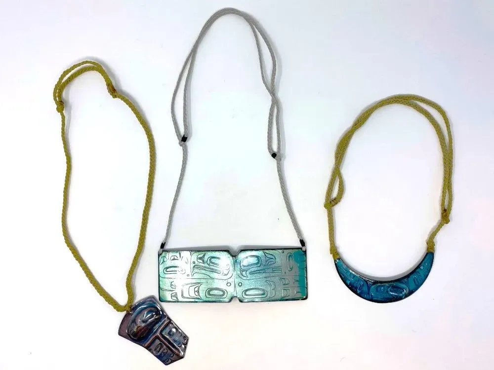 Copper Tin’aa Pendant With Cord - 2