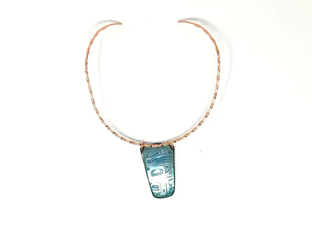 Eagle Pendant With Omega - 1