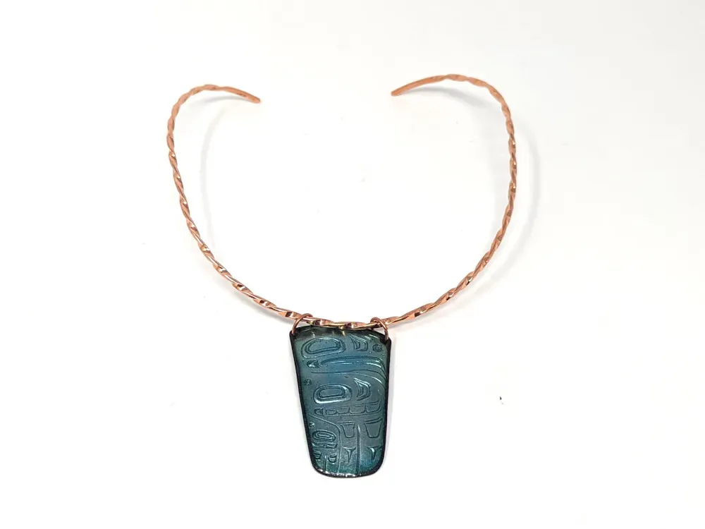 Eagle Pendant With Omega - 2