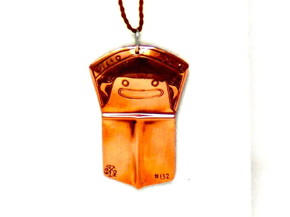 Ditto Pokemon Copper Tin'aa Pendant - 3