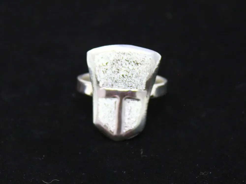 Copper Tin'aa Ring in Sterling Silver - 1