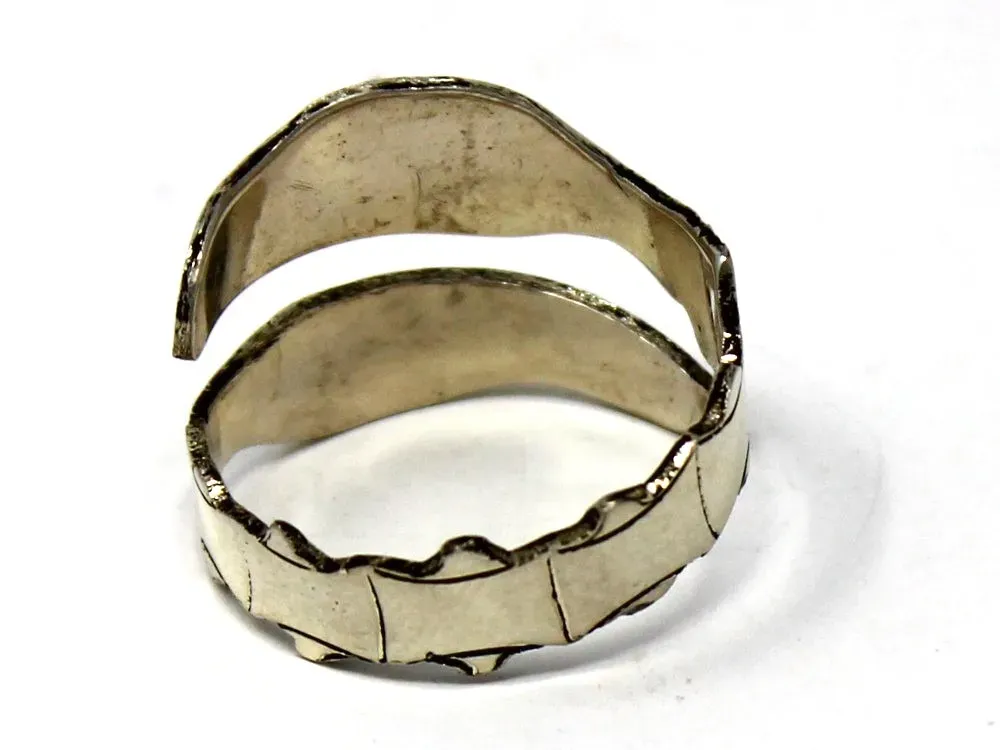 Feather Totemic Wrap Ring in Sterling Silver - 3
