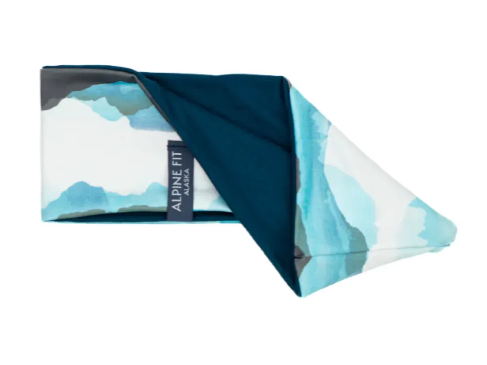Made in Alaska Merino Wool Lined Headband - Sea to Sky - 2