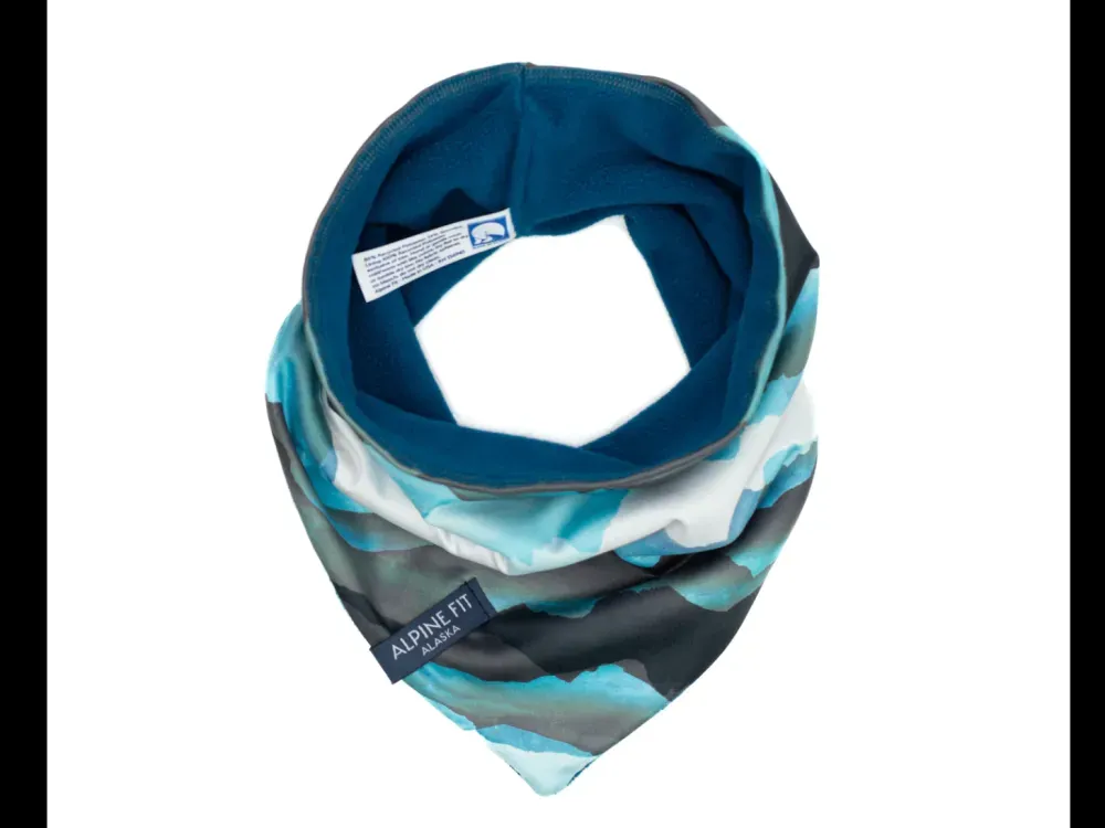 Made in Alaska Mountain V Fleece Neck Warmer - Sea to Sky - 2