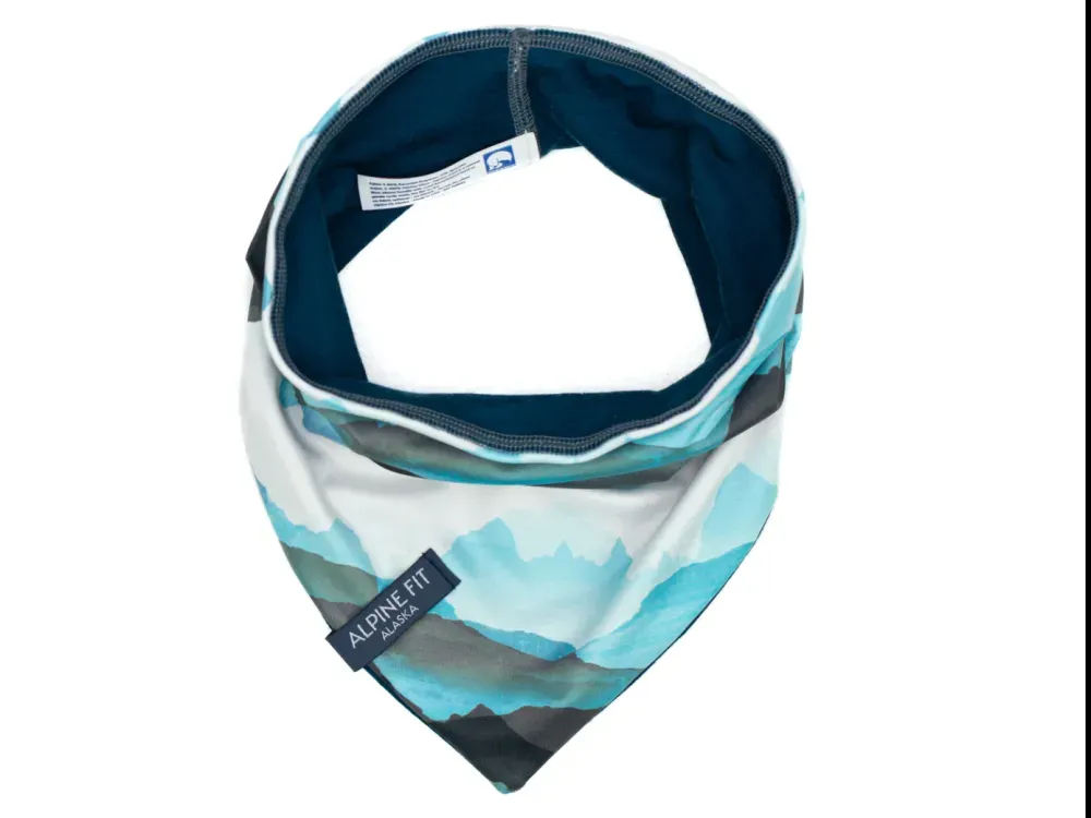 Made in Alaska Mountain V Merino Wool Neck Warmer - Sea to Sky - 2
