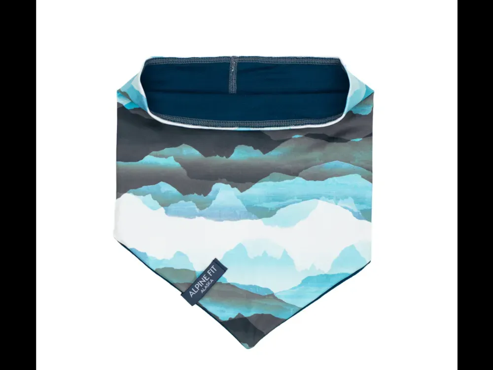 Made in Alaska Mountain V Merino Wool Neck Warmer - Sea to Sky - 3