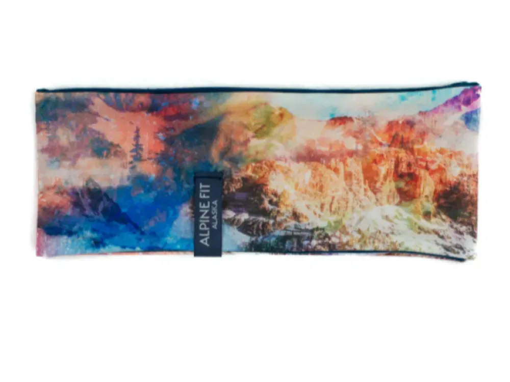 Made in Alaska Trailhead Cozy Headband - Cosmic Peak - 4