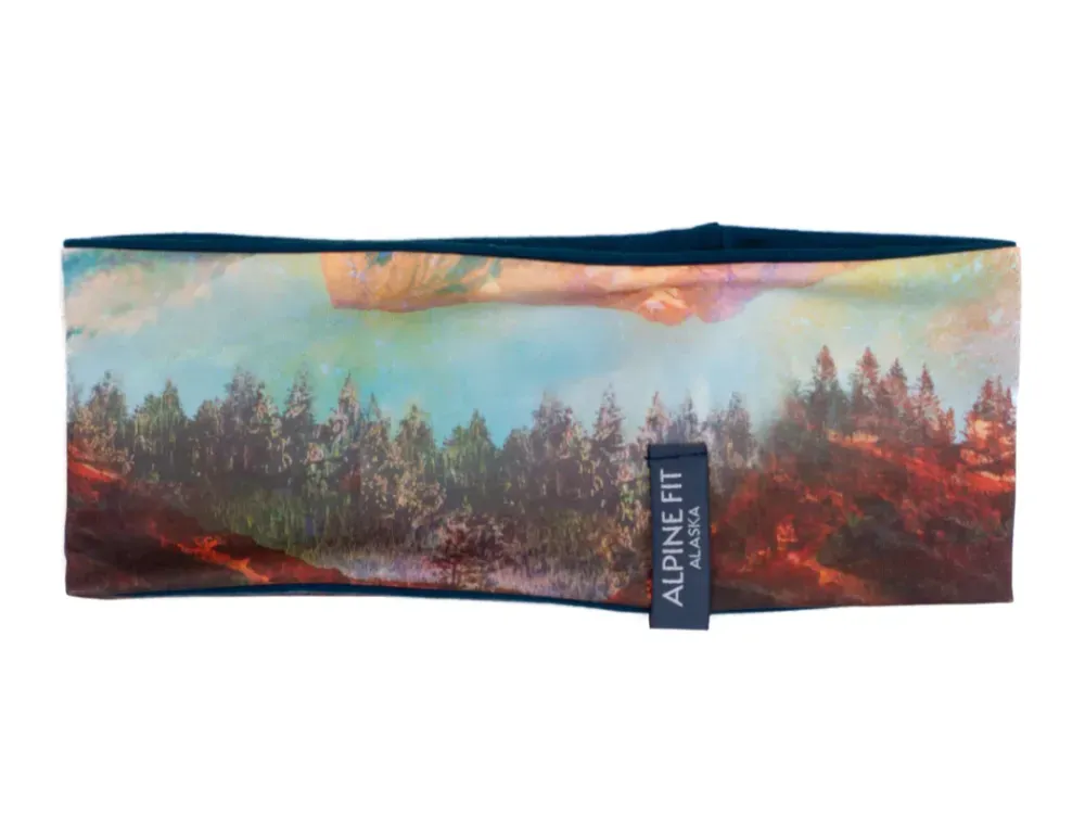 Made in Alaska Trailhead Cozy Headband - Cosmic Peak - 3