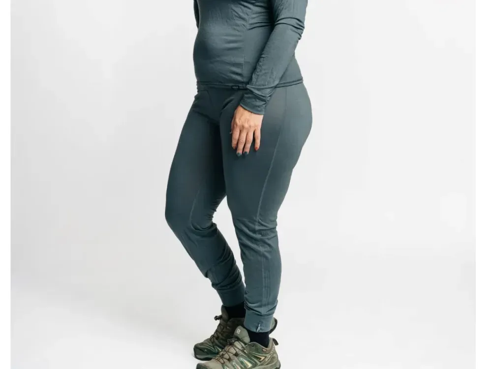 Made in Alaska Women's Katabatic Merino Wool Base Layer Bottoms - Slate - 3