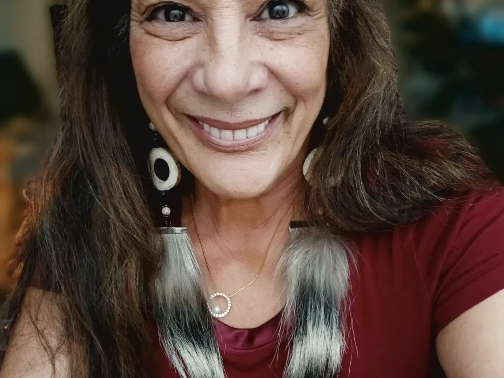 Wolf and Black Bear Fur Earrings