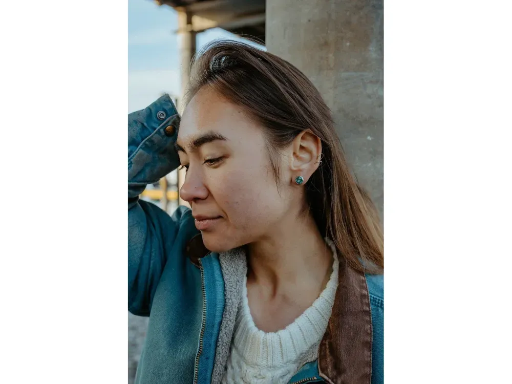 Salmon Studs - Small - 1