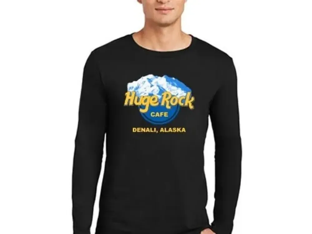 Huge Rock Cafe Long Sleeve T-shirt, 5.3 oz. "Heavy Cotton" - 2