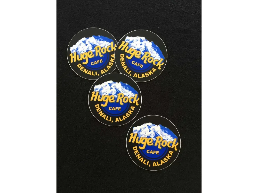 Huge Rock Cafe Round Decals - 2
