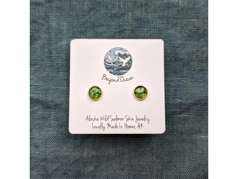 Salmon Studs - Mini - 3