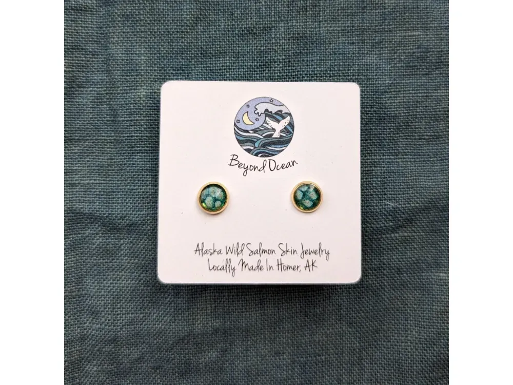 Salmon Studs - Mini - 2