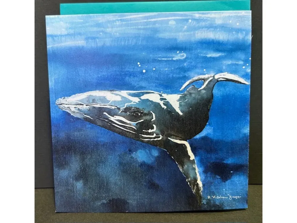 Sealife Cards,  Humpback Whale - 1