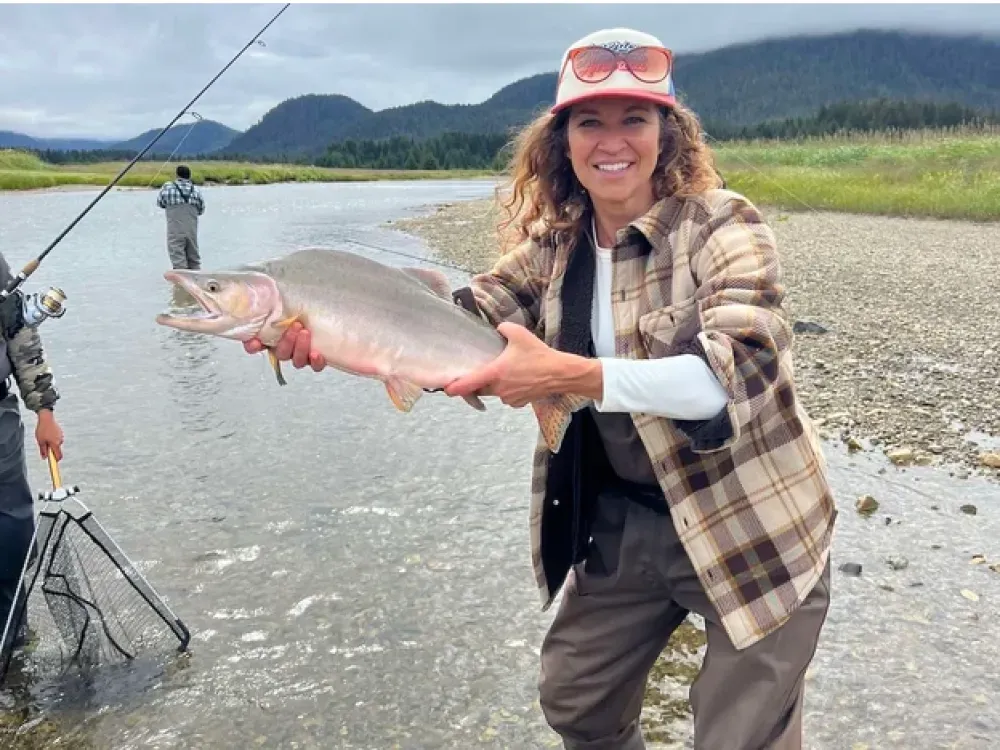Glacier Bay Remote Island River Fishing - 1