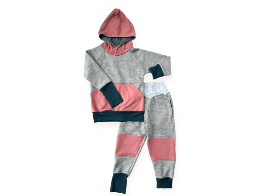 Grow-With-Me Kids Ultra Cozy Merino Wool Hoodie Layer Set - 1
