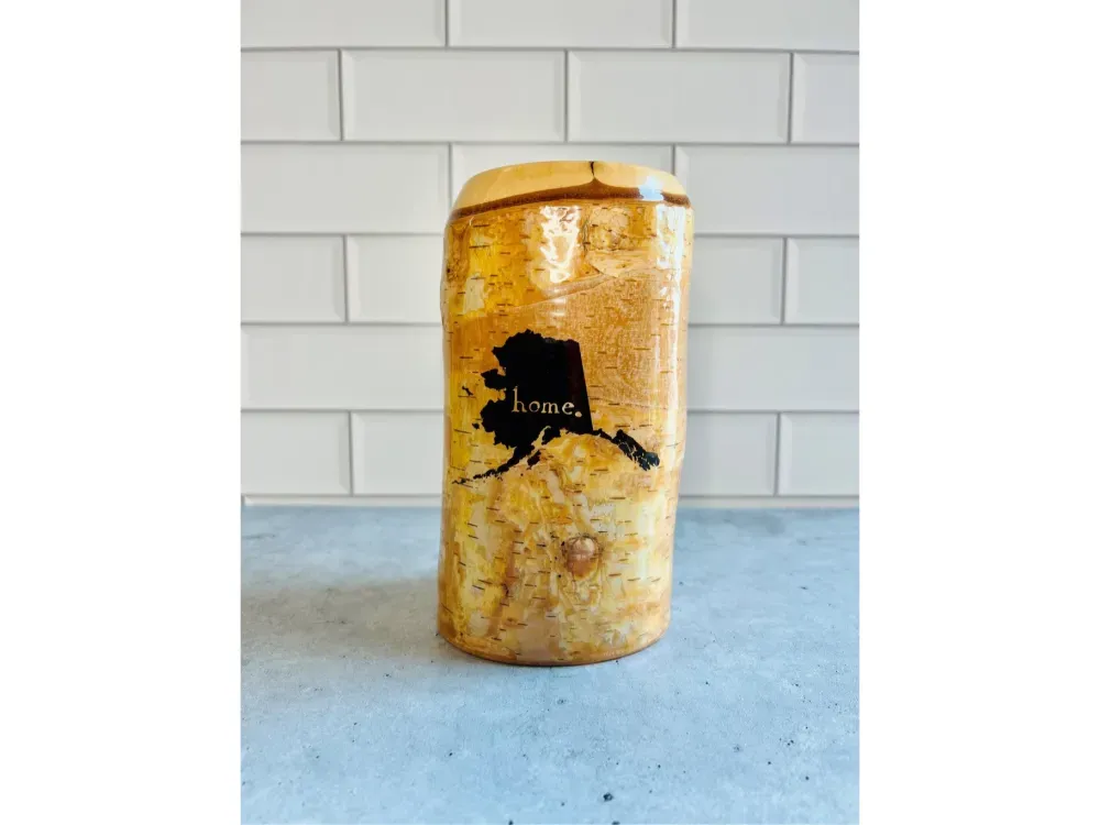 Alaskan Birchwood Custom Engraved Tumbler - 1