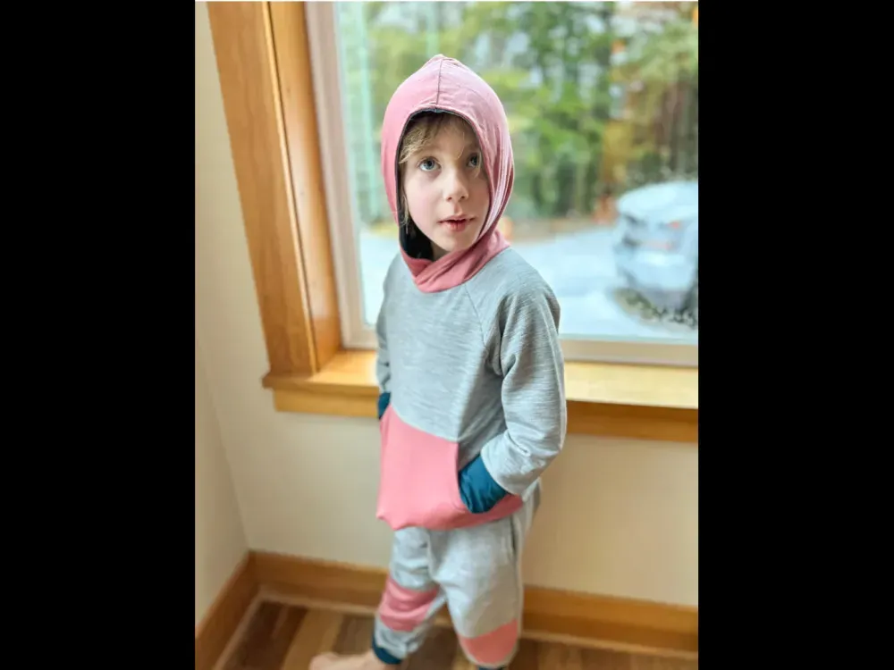 Grow-With-Me Kids Ultra-Cozy Merino Wool Hoodie - 3