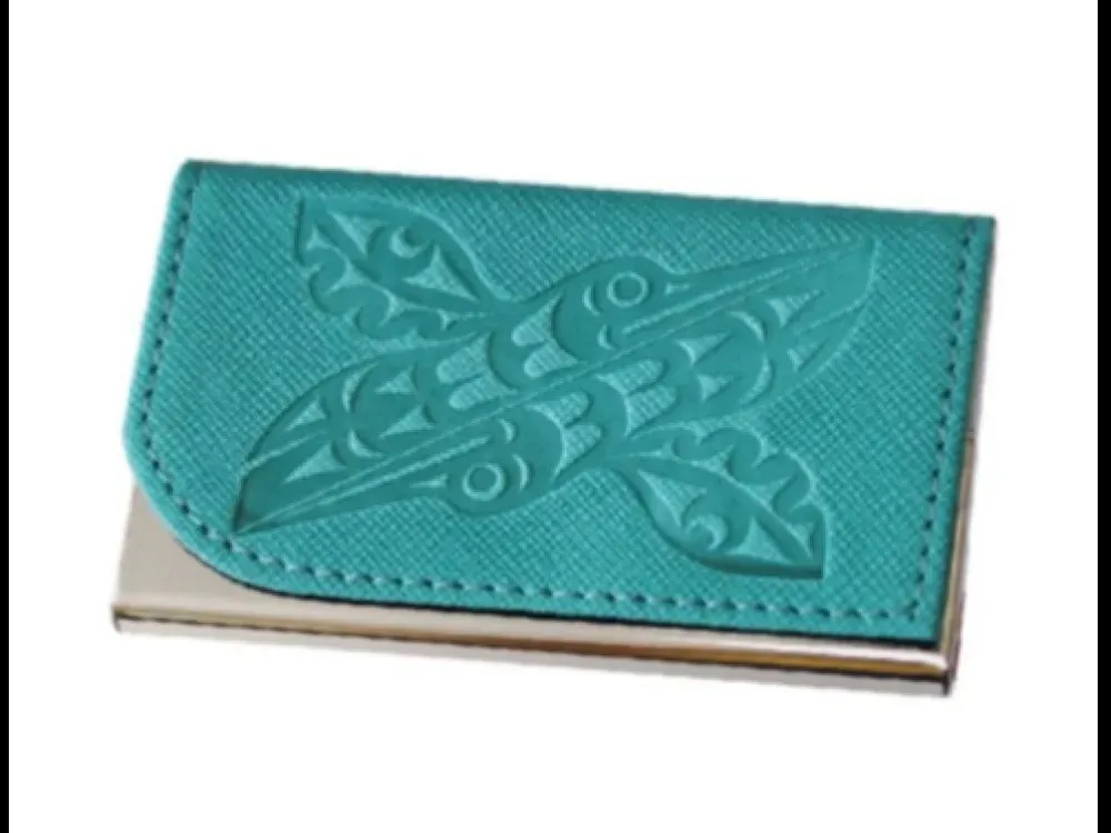 CARD HOLDER “HUMMINGBIRD” BY MANARD JOHNNY JR - 2